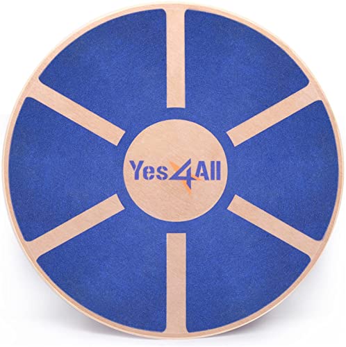 イエスフォーオール バランスボード ウォブル 木製 スコアマッスル トレーニング 直径40cm 滑り止め 安