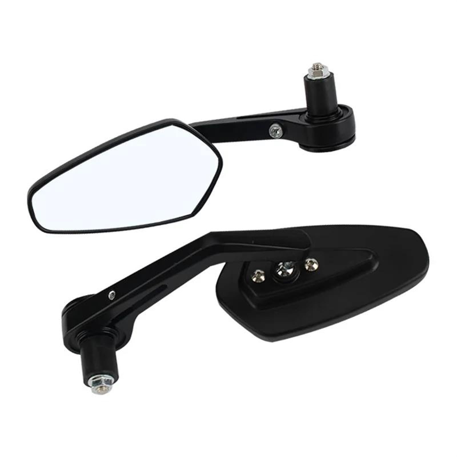 Espejos Moto Homologados Para Scooters Bicicletas Vehículos Todo Terreno 1 Par Espejos Retrovisores 7/8" Y 22 Mm Para Moto Espejo Lateral Para El Extremo Del Manillar Moto Geevorks