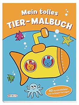 Paperback Mein tolles Tier-Malbuch [German] Book