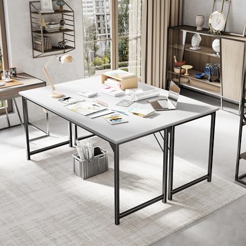 Image of DUMOS 63 Inch Small Computer Desk, Gaming Desks for Home Office Bedroom