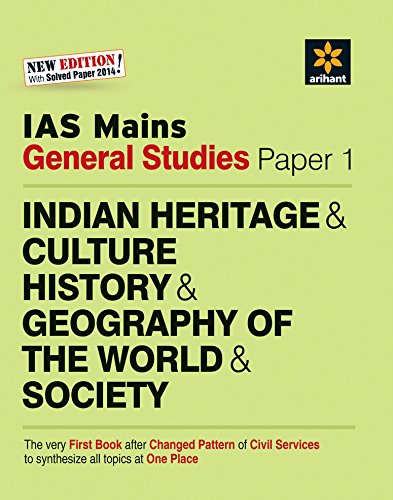 Buy IAS Mains General Studies Paper 1 Indian Heritage & Culture History ...