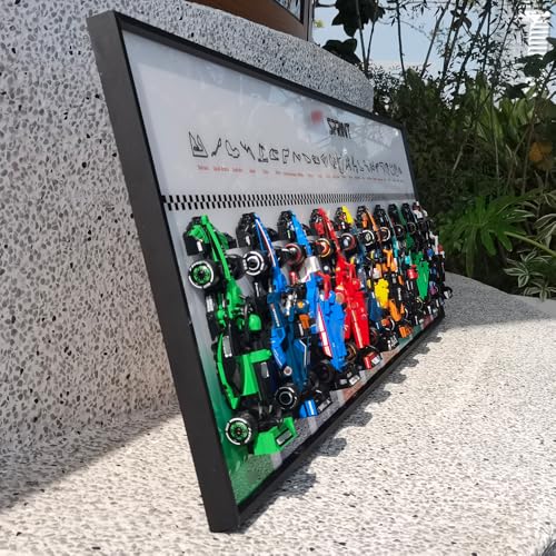 Image of Display Wallboard for LEGO Speed Champions Ultimate Collector's Pack - Contains 10 Sets in 1 66802,77242,77243,77244 F1,Adult Collectibles for Car Wall Mount Building Blocks (Only Display Wallboard)