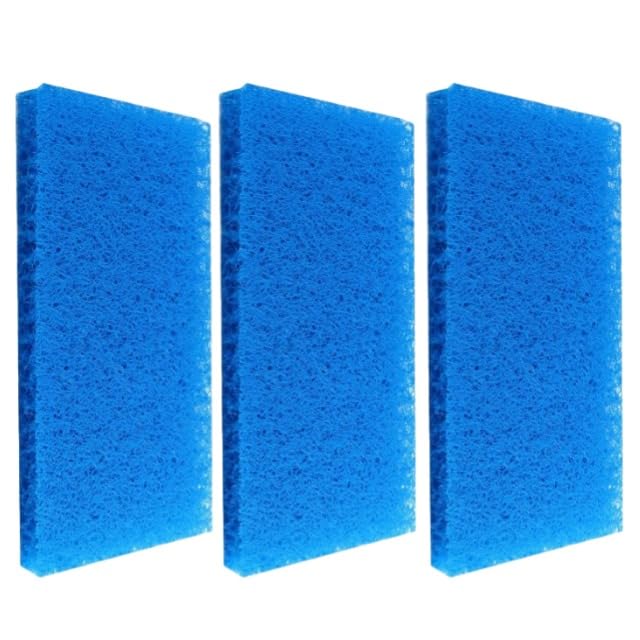 kychenBase CBF-350 / CBF-350B / CBF-550 /CBF-350C / MBF-350 / MBF-550 Teichfilter Schwämme – Ersatz Filtermedien, Filtermatten für Teichfilter, Filterschwämme (Japanmatten, 3er-Set)