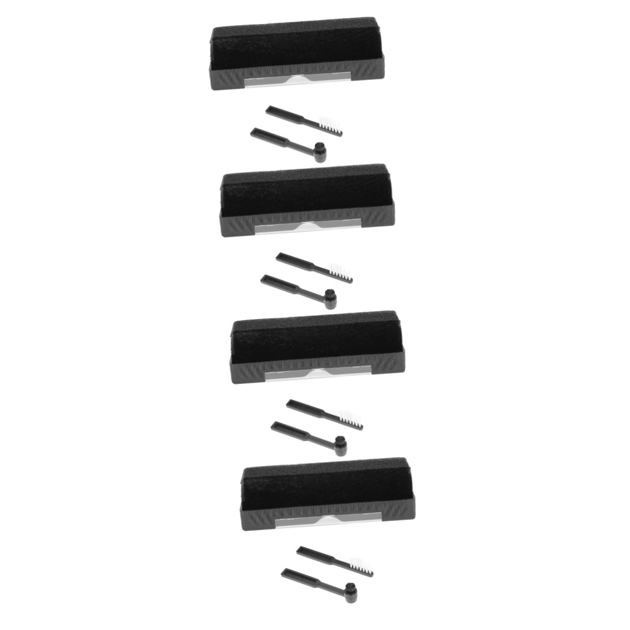 UPKOCH Lot De 4 Brosses De Nettoyage pour Vinyles Anti-poussière Et Anti-Rayures
