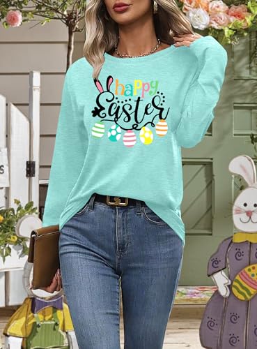 Image of Ithalt Easter Shirts for Women He is Risen Tshirt Easter Christian T-Shirt Jesus Lover Short Sleeve Tops