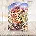SANTORO Swing Card - 3D Pop Up Christmas Card - For Adults, For Kids - Christmas Market