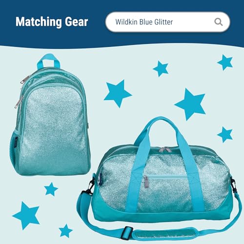 Image of Wildkin 55905 Blue Glitter Lunch Bag, One Size