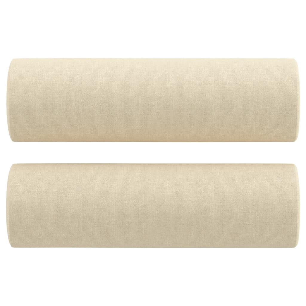 Juego de 3 sofás de color crema de tela resistente con estructura de madera contrachapada de metal, sofá esquinero moderno para salón, dormitorio, pasillo