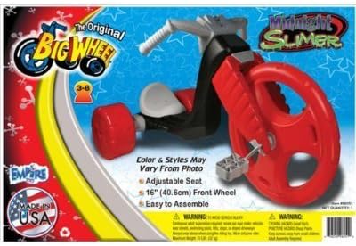 The Original Big Wheel "MIDNIGHT SLIMER" 16" Trike Limited Edition