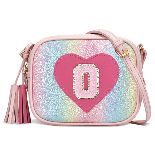 Image of KKXIU Birthday Gifts for Girls Initial Toddler Purse Cute Kids Crossbody Bag