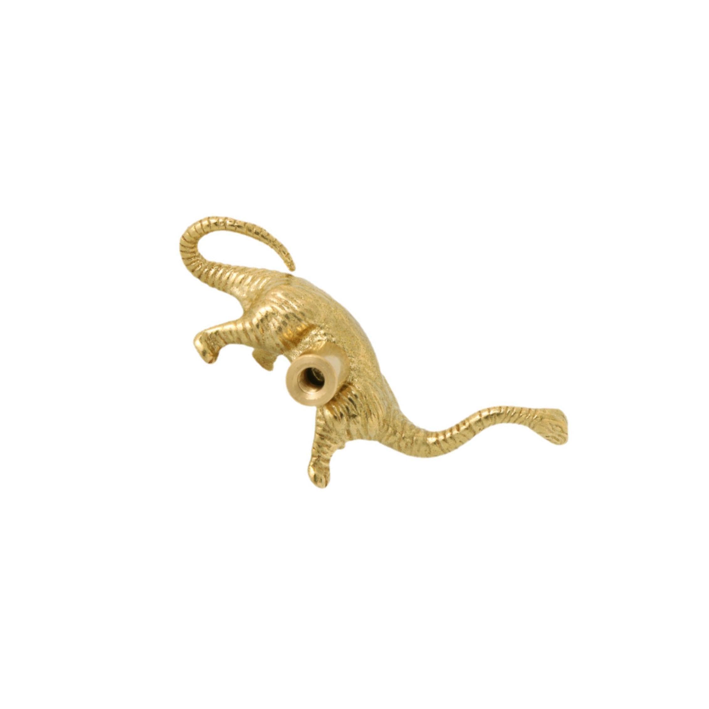 TWISAXC Elegant Brass Pull Handle Cabinet Knob for Dressers and Drawers Hardware for Creative Handle Pull is Made of Brass Tables, Gold, 5.8x2.8cm