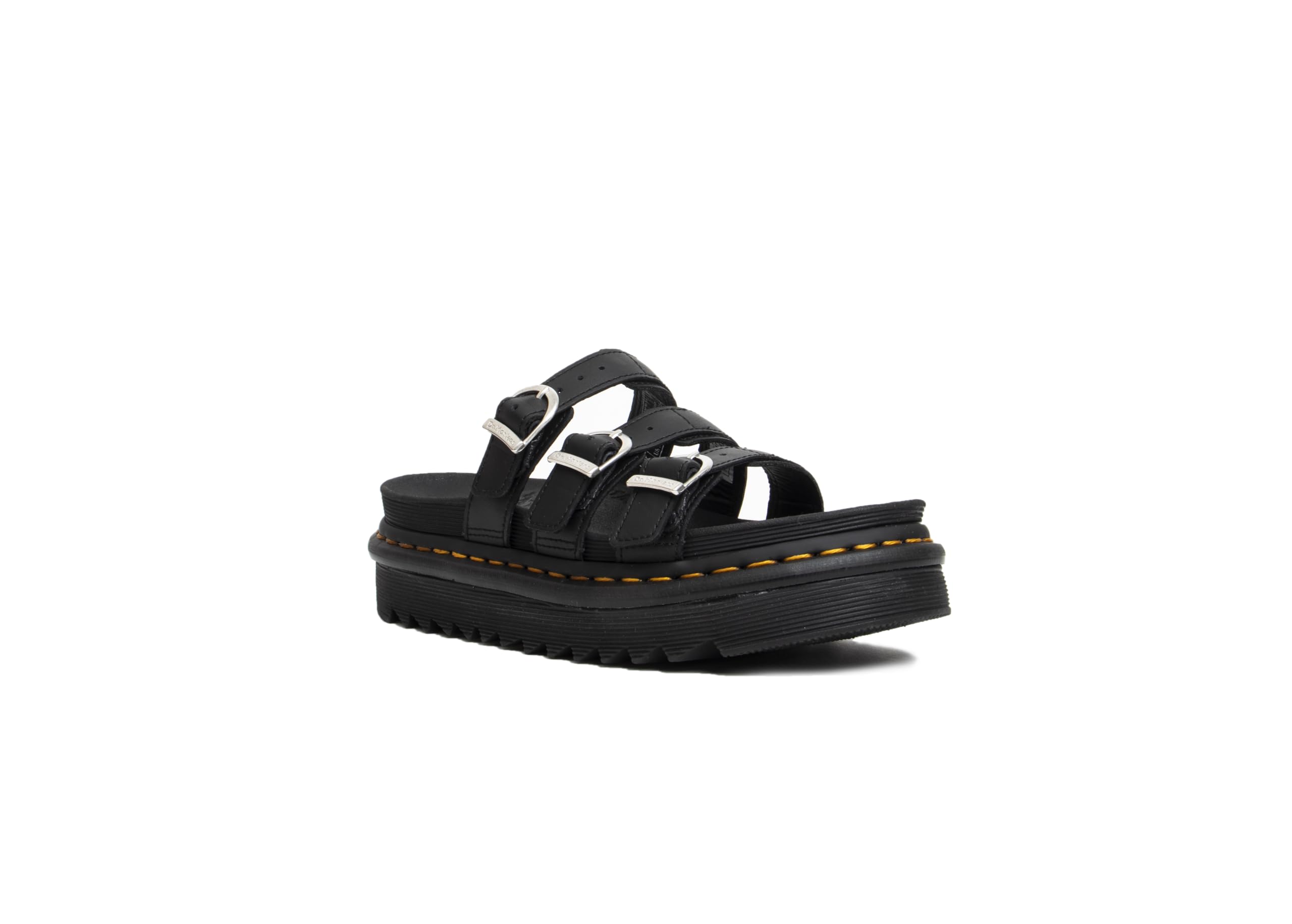 Martens Sandals Wedge Dr Martens Gryphon Tumbled Nubuck Leather