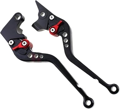 Clutch Brake Lever Set for Apache for RR310 for Apache for 310rr 2018 2019 2020 Motorcycle Short Long Brake Clutch Levers Adjustable Brake Clutch LeversLong Black 2