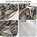 Selerdon Quick Dry Swim Trunks Us Dollars Gold Chain Classic for Boy Kids Summer Fashion Beach Shorts with Adjustable Waist and Side Pocket for Daily Wear Outdoor Play XS