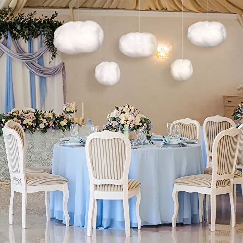 Tatuo Artificial Cloud Props Imitation 3D Cloud For Ceiling Hanging Decorations Fake Cloud Cloud Shape Wedding Ornament Room Decor Art Stage Diy Party (13.8 X 9.8 X 6 Inches,6 Pieces) #TOP7
