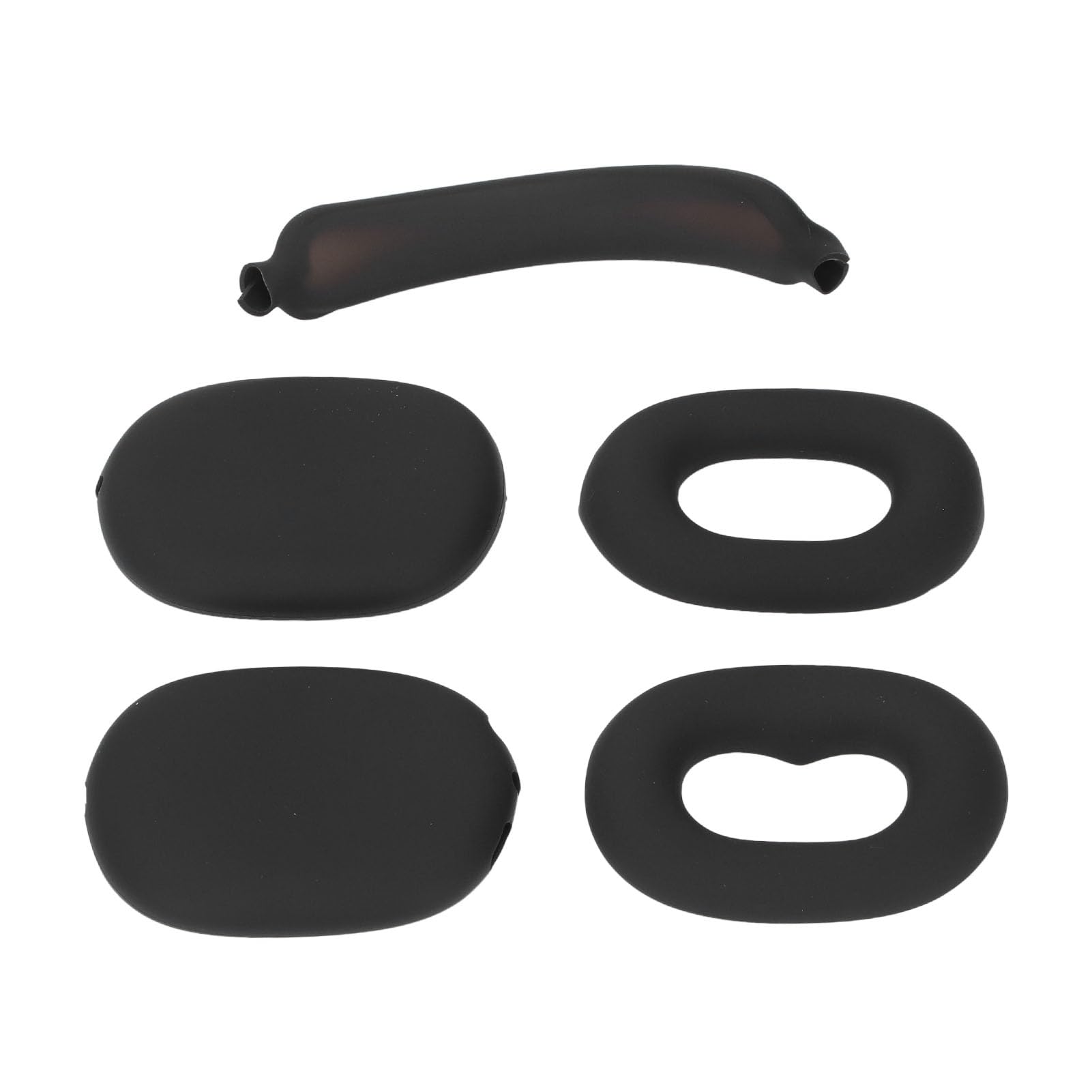 Fafeicy Custodia Headphone EVA Rigida con Coperture in Silicone per (BLACK)