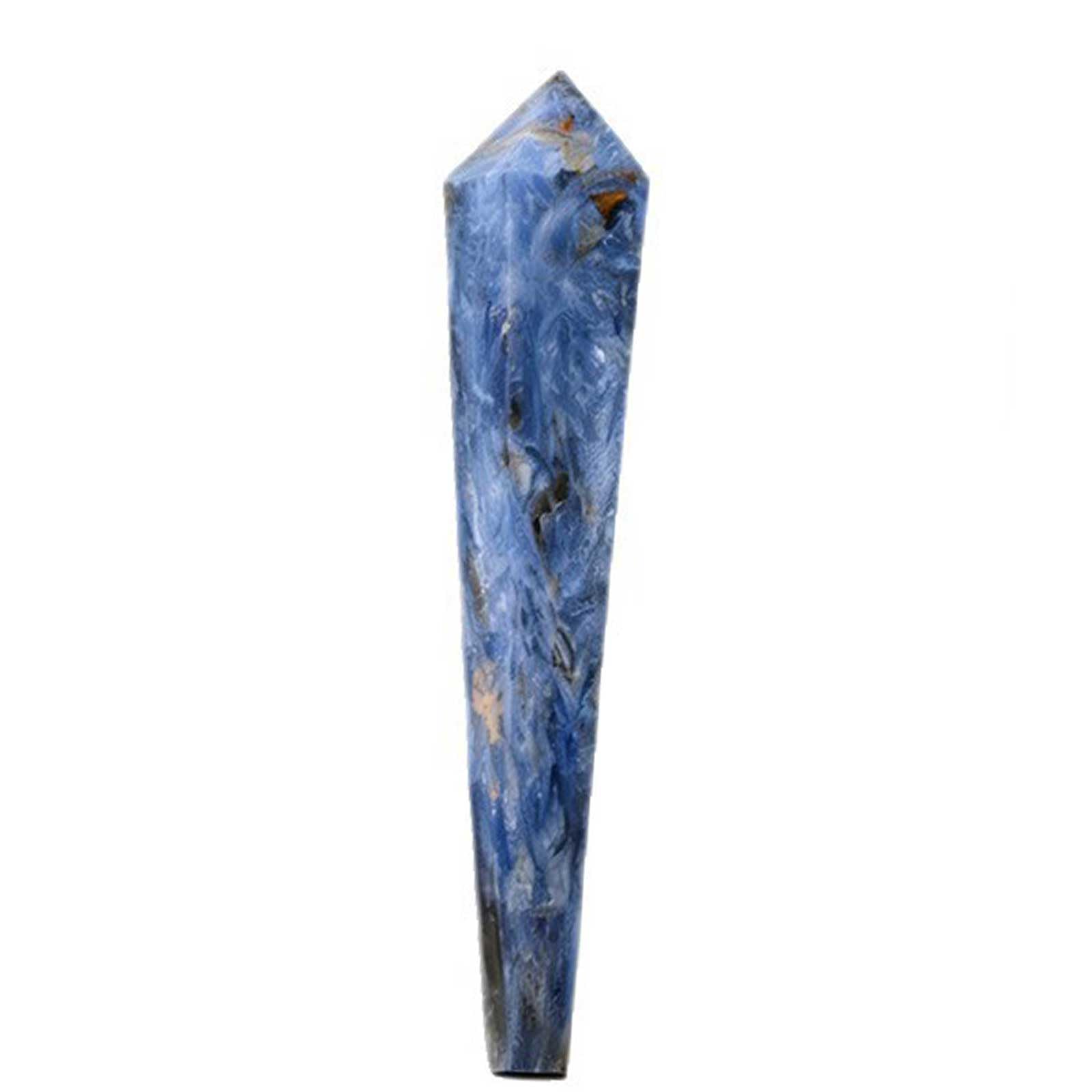 DECORN Kyanite Crystal Stone Wands Carved Natural Healing Gemstone Points Specimen for Home Decor, Reiki, Meditation, Chakra Balancing, Collection, Crafts, 1Pc