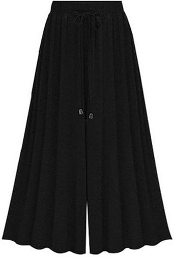 Pantalones Falda Mujer Verano Pantalon Anchos Moda Anchas Casual Pantalon  Color Sólido Cintura Media Basic Ropa Elastisch Bund 7/8 Pantalones  Pantalones De Tiempo Libre Ropa: Amazon.es: Ropa