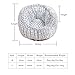 AcornPets B-142 Premium Large Size Grey Donut Cats Sofa Round Warm Cuddler...