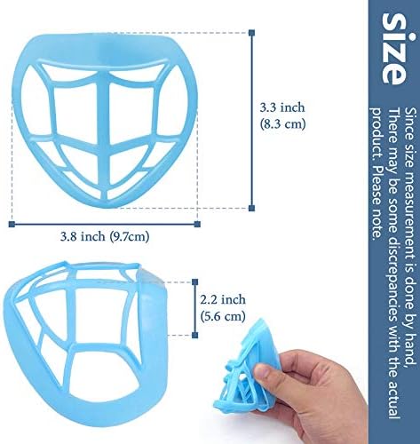3D Mask Bracket Internal Support Increasing Breath Space Promote Breathing Coolness Avoid Touching Nose and Mouth Protect Lipstick Inner Holder Stand (Color Mixing)