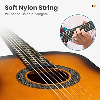 Moukey Guitare Acoustique 4/4 pour Débutant Adolescent Adulte Guitare Folk 38 Pouces avec Poster d’Accords Guitare… - Les Beatles, Paul McCartney, John Lennon, RIngo Starr, George Harrison Moukey Guitare Acoustique 4/4 pour Débutant Adolescent Adulte Guitare Folk 38 Pouces avec Poster d'Accords Guitare… – Image 4