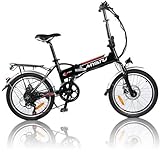 Además, la bicicleta plegable electrónica tiene un sistema de transmisión Shimano de 7 velocidades para que puedas conducir más rápido o más fácil. La pantalla LED inteligente proporciona toda la información importante de un vistazo.