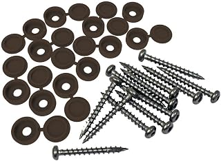 Barrette Outdoor Living 73050380 Decorative Screen Panel Fastener Kit, Umber