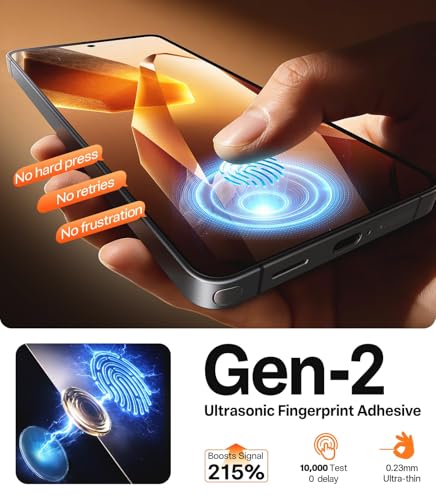 Image of TORRAS OrigArmor for Samsung Galaxy S26 Ultra Screen Protector [100% Anti Reflection] [Full Coverage Fit] Military-Grade Shatterproof 9H+ Tempered Glass Anti-Scratch Screen Protector S26 Ultra 1-Pack