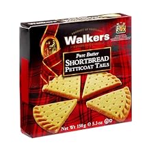 Walkers Shortbread Petticoat Tails Cookies, Pure Butter Shortbread Cookies, 5.3 Oz Box