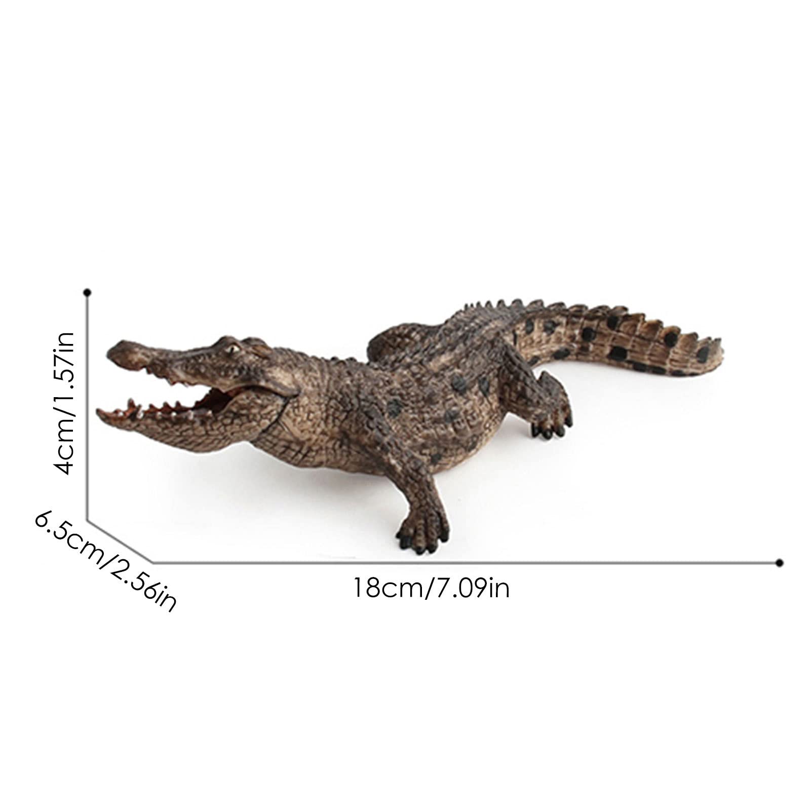 10 Giocattoli Alligatore - Giocattolo 'Alligatore Giocattolo | Animale Artificiale Creativo | Regali per Feste per Ragazzi e Ragazze