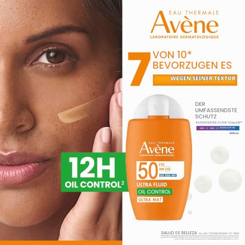 AVÈNE - Ultra Fluid INVISIBLE LSF 50 - Sonnenpflege - Parfümfrei - 50 ml – Ansicht 2