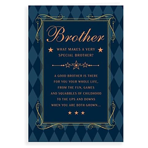 Regal Publishing Classic Birthday Card for Brother Cover