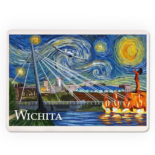 Baraja de 52 cartas tamaño póker Wichita Kansas miniatura 3
