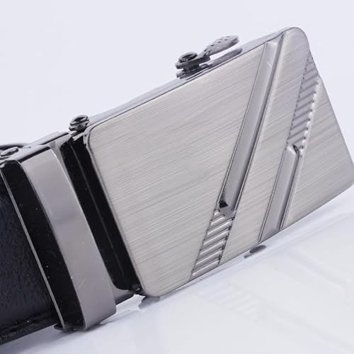 BNJWJZS Versatile Business Men's Belt With Automatic Buckle Waist Belt - Image 3