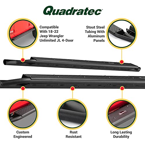 Escalones laterales Quadratec aluminio para Jeep Wrangler JL miniatura 5