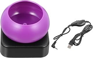 Máquina Eléctrica para Enhebrar Cuentas con Ajustable Herramienta Abs Duradera para Elaboración de Pulseras Collares y Tobilleras DIY Color Púrpura para Manualidades con Abalorios