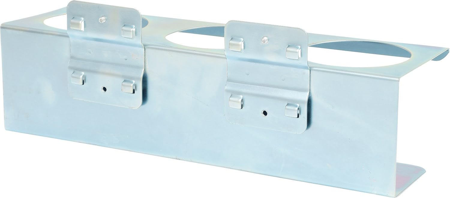 KS TOOLS 860.0867 - Support à bocal triple 300mm Ø70mm - Vis de fixation inclus - Epaisseur du plateau 1,5 mm - Zingué