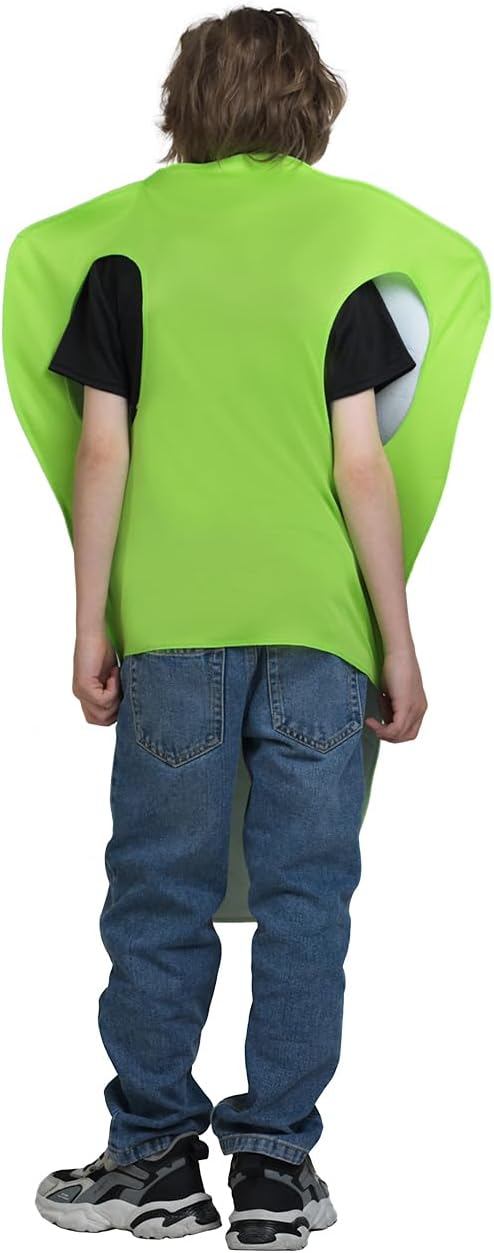 DSplay Unisex Kids Lettuce Costume Cosplay Fun Vegetable Apparel Funny Youth Halloween Costumes