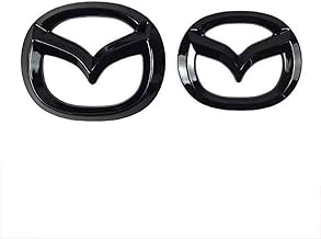 DZYYDS Car Emblem Sticker for Mazda CX-60 2022-2025, ABS Front Grill Logo Badge Sticker Perfect Cover Original Brand Label Car Styling Tuning Accessories, A