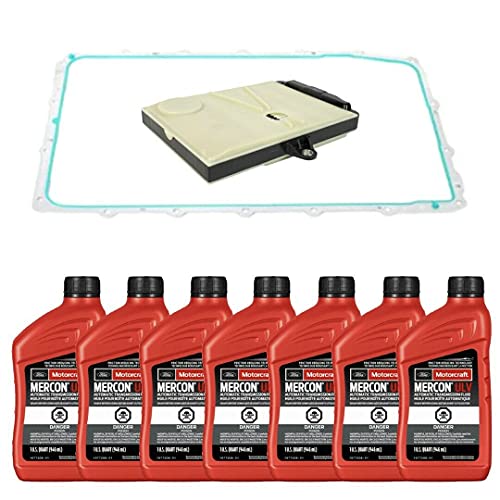 Automatic 10R80 Transmission Service Kit w/Filter & ULV Fluid Compatible with F-150 2017+ & 2018-2021 Expedition/Mustang/Ranger Gas & Diesel