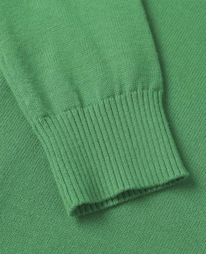 Image of QUALFORT Women's 100% Cotton Sweater, Basic Lightweight Long Sleeve Pullover