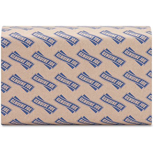 Genuine Joe GJO21040 Multifold Natural Towels (16 Packs, 250 per pack) - Thumbnail 2