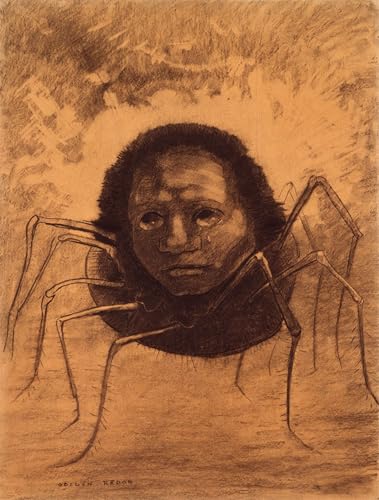 Image l'araignée qui pleure Odilon Redon grand tableau toile pour mur vide