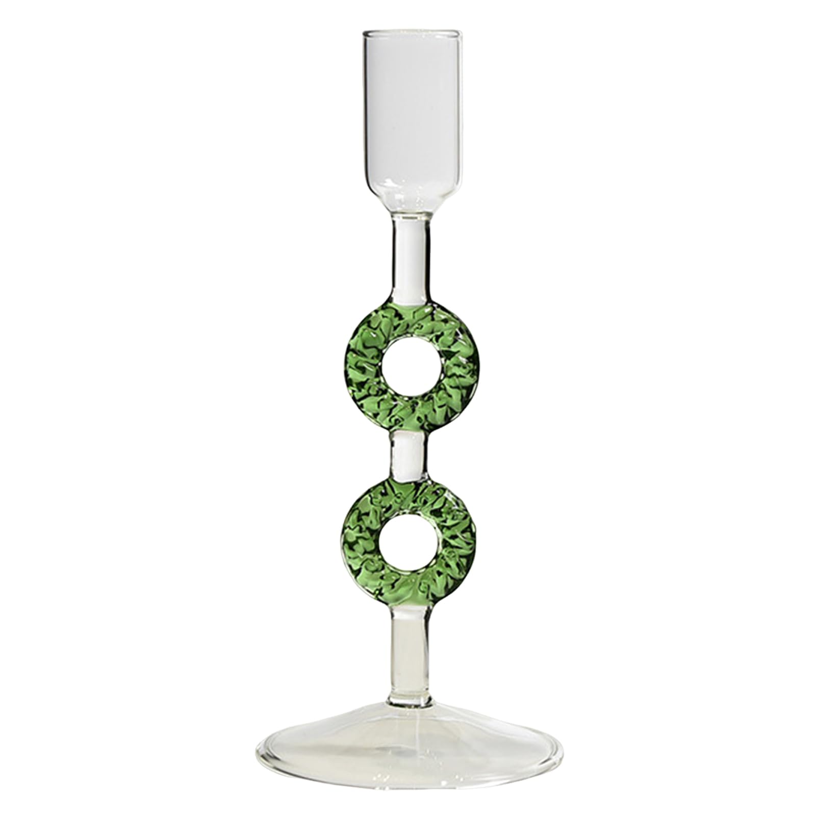 Celebratory Point Flame Possessors Christmas Tree Encouraged Artisanal Glass Creation Additional Worktop Deck for Cyclical Festivities Festive Borosilicate Tree Candleholder Artisanal Craftsmanship
