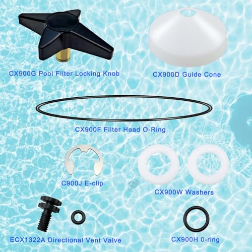 HELLO MEOW Peças de filtro de piscina Hayward compatíveis com os modelos de filtro e tanque de separ