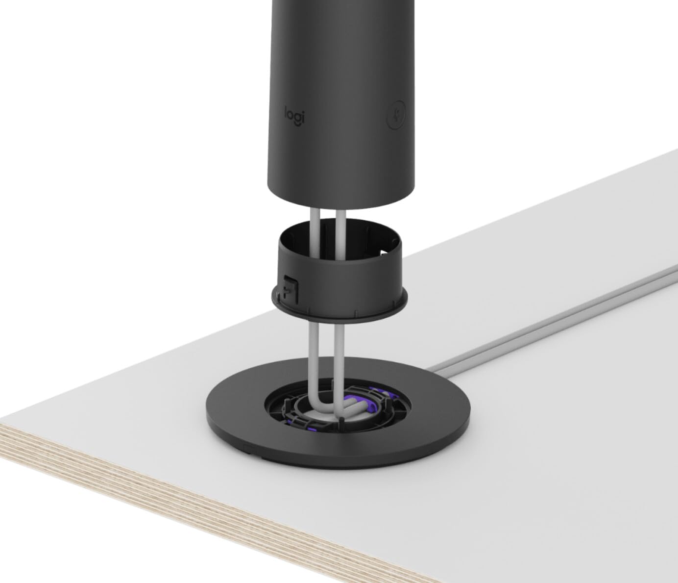 Logitech Sight Companion-Tischkamera - 4K, FoV 97°, 7 Beamforming-Mikrofone, Grafit