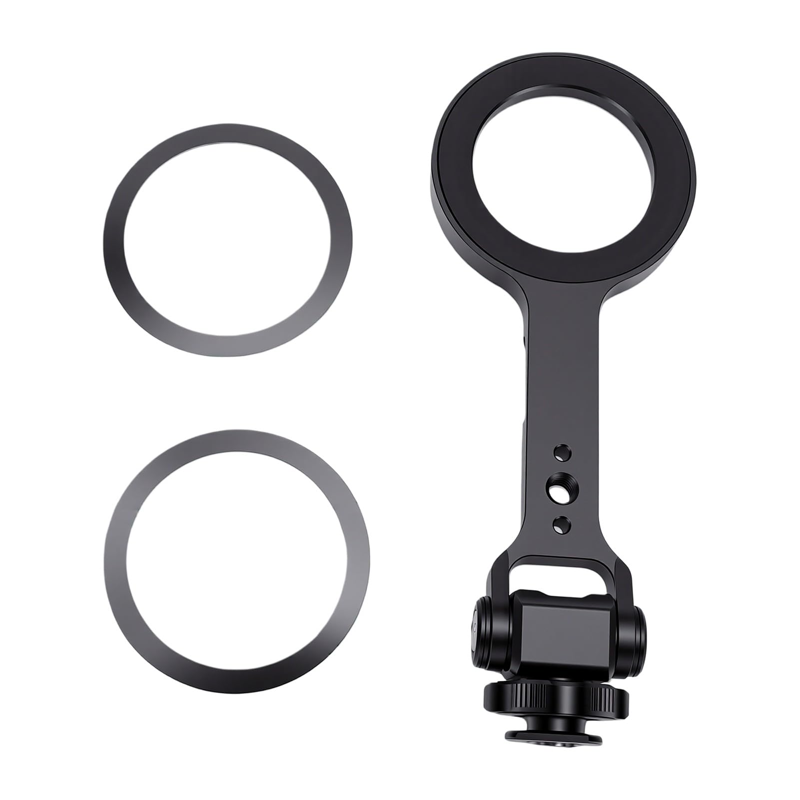 Magnetic Camera Phone Mount, Metal Adjustable Holder | Compatibilità universale con dispositivi , attacco per fredda, leggero e portatile