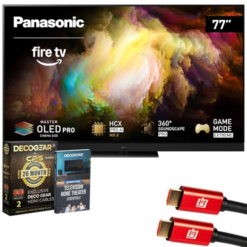 Panasonic 77 OLED 4K Smart TV Bundle with Accessories