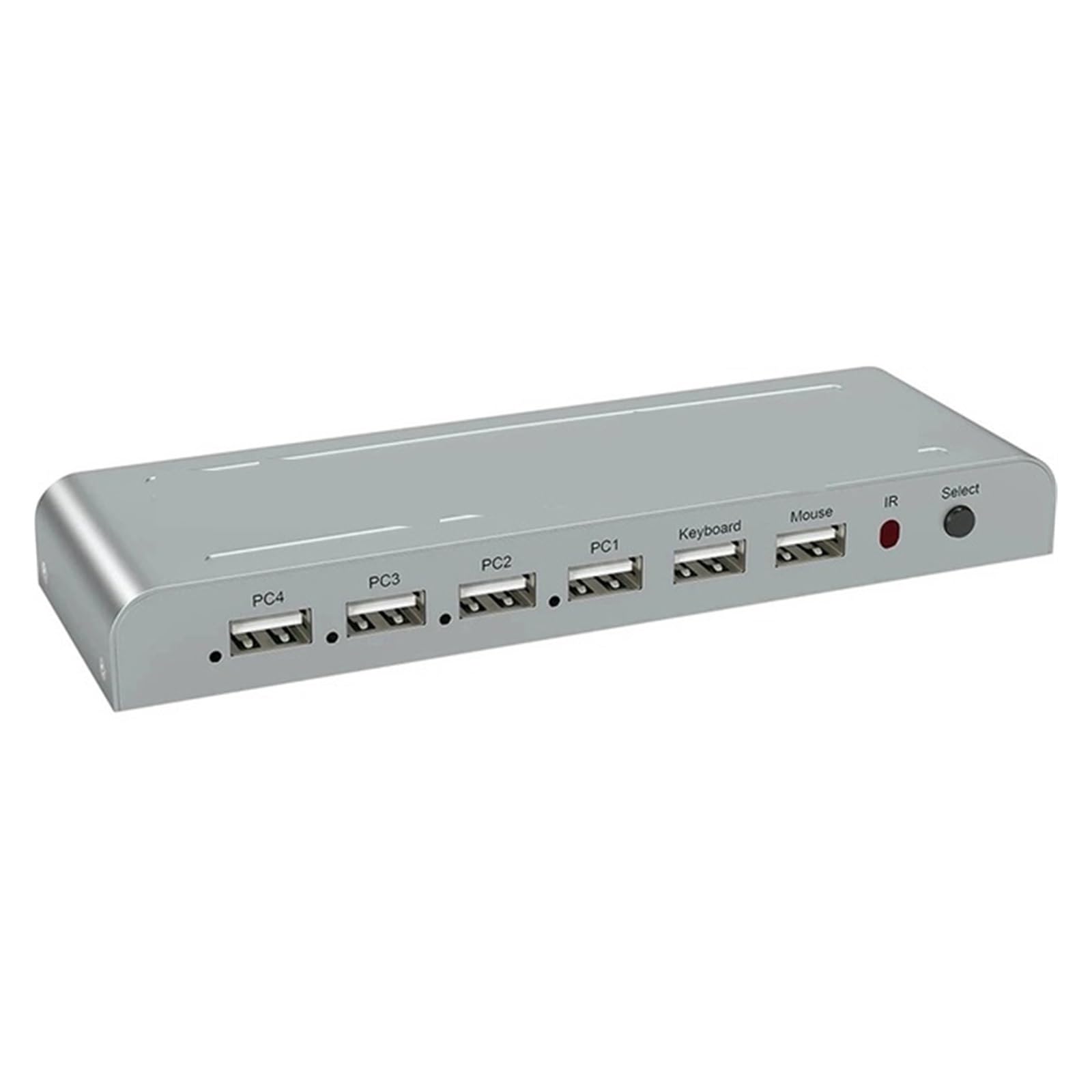 CUDTAPI 4K 60hz 4x1 HMI KVM Switcher 4 In 1 Out Aud Video Converter USB Keyboard Mouse Control Laptop PC, Computer To TV Projector