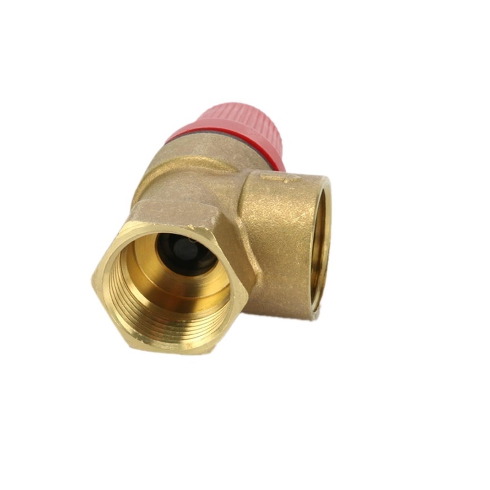 Valvola in Ottone Valvola di Sicurezza in Ottone, Interruttore di Scarico for scaldabagno Solare, Filo Interno ed Esterno, valvola di Sicurezza in Ottone da 1/2" a 3/4"(3/4",Male Female_4BAR)